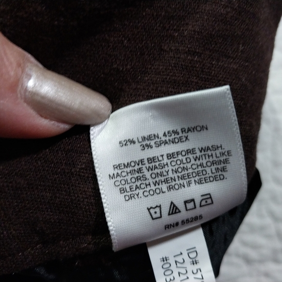 Express Brown Bermuda Shorts Classic Tailored Design - Picture 7 of 9